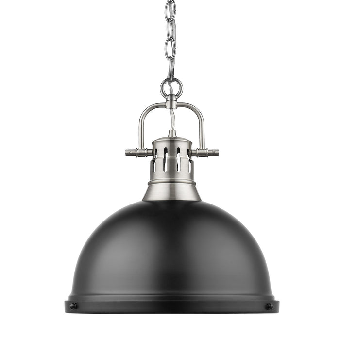 One Light Pendant from the Duncan collection in Pewter finish