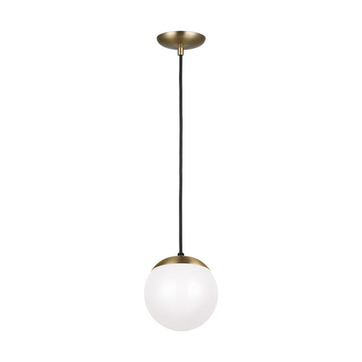 Generation Lighting - 6018-848 - One Light Pendant - Leo-Hanging Globe - Satin Bronze