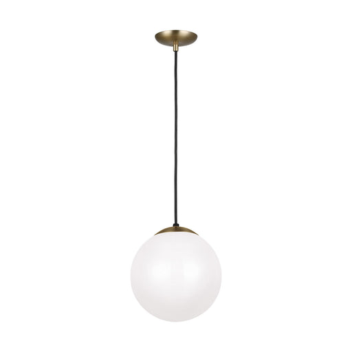 Generation Lighting - 6020EN3-848 - One Light Pendant - Leo-Hanging Globe - Satin Bronze