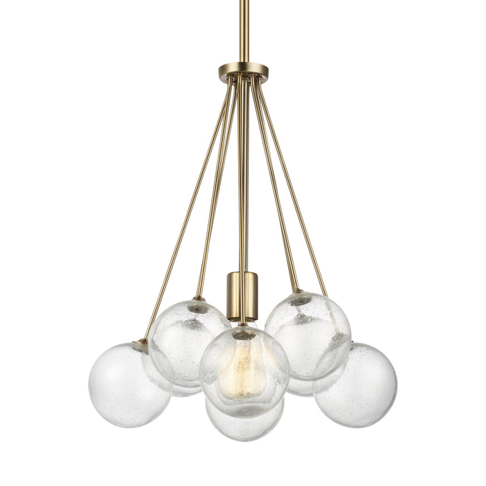 One Light Pendant from the Bronzeville collection in Satin Bronze finish