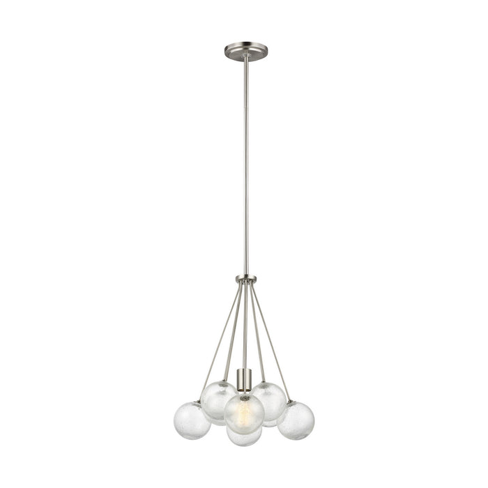 Generation Lighting - 6514301-962 - One Light Pendant - Bronzeville - Brushed Nickel
