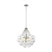 Generation Lighting - 6514303-962 - Three Light Pendant - Bronzeville - Brushed Nickel