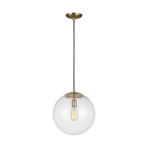 Generation Lighting - 6801801-848 - One Light Pendant - Leo-Hanging Globe - Satin Bronze