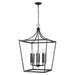 Acclaim Lighting - IN11135BK - Eight Light Chandelier - Kennedy - Matte Black