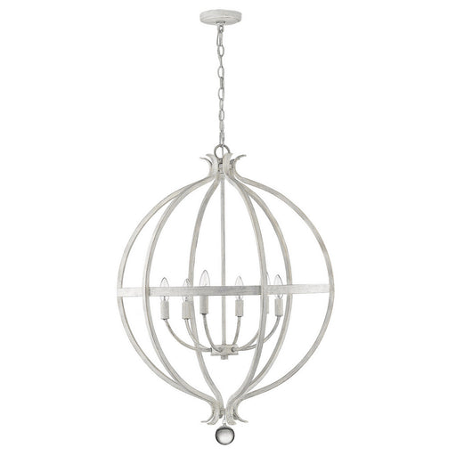 Acclaim Lighting - IN11342CW - Six Light Pendant - Callie - Country White