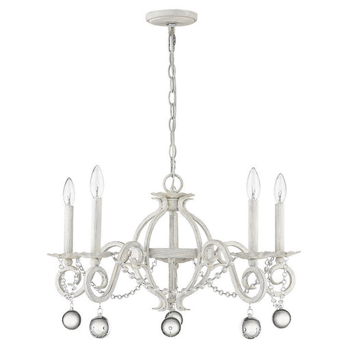 Acclaim Lighting - IN11344CW - Five Light Chandelier - Callie - Country White