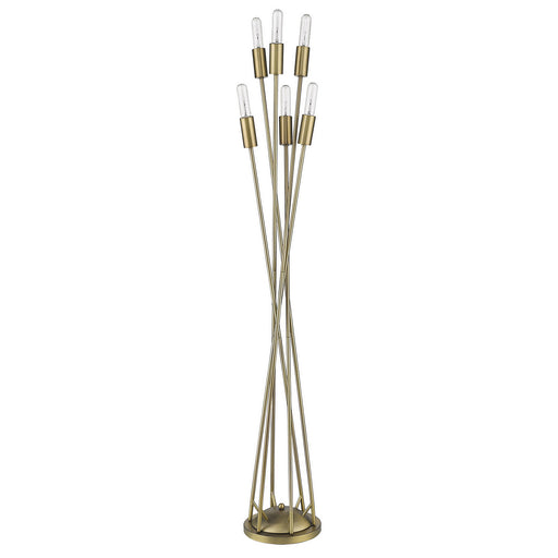 Acclaim Lighting - TF70024AB - Six Light Floor Lamp - Perret - Aged Brass
