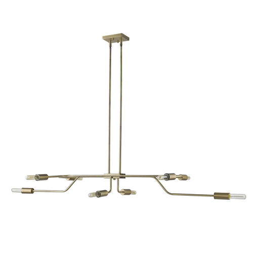 Acclaim Lighting - TP60021AB - Eight Light Convertible Pendant - Perret - Aged Brass