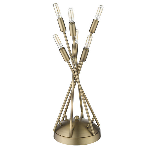 Acclaim Lighting - TT80025AB - Six Light Table Lamp - Perret - Aged Brass