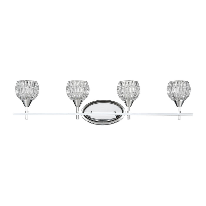 Four Light Vanity from the Kersey collection in Polished Chrome finish