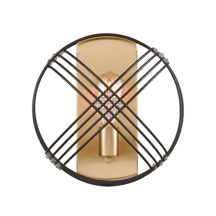 One Light Wall Sconce from the Concentric collection in Oil Rubbed Bronze finish