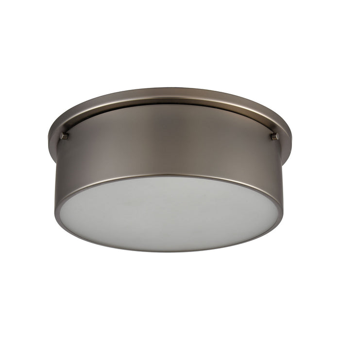 Three Light Flush Mount from the Flushmounts collection in Black Nickel finish