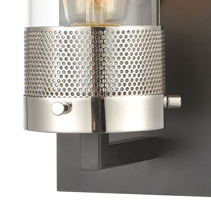One Light Vanity Lamp from the Bergenline collection in Polished Nickel finish