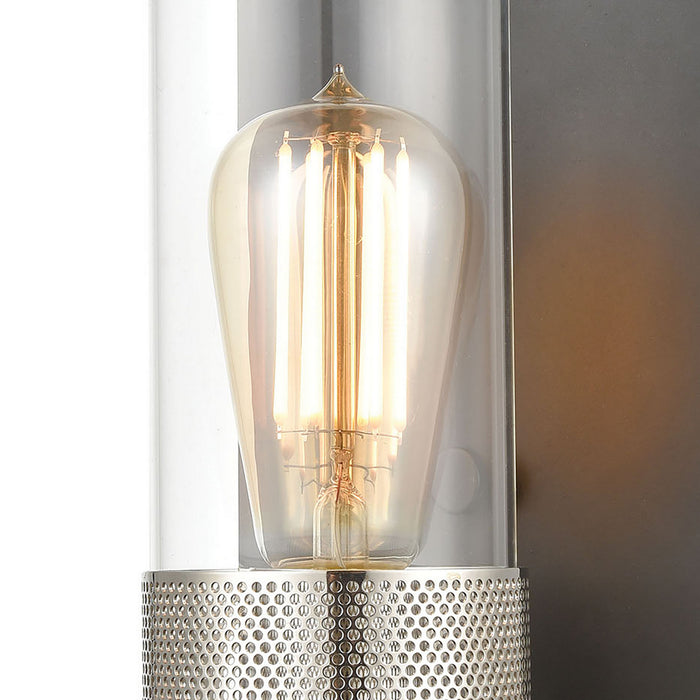 One Light Vanity Lamp from the Bergenline collection in Polished Nickel finish