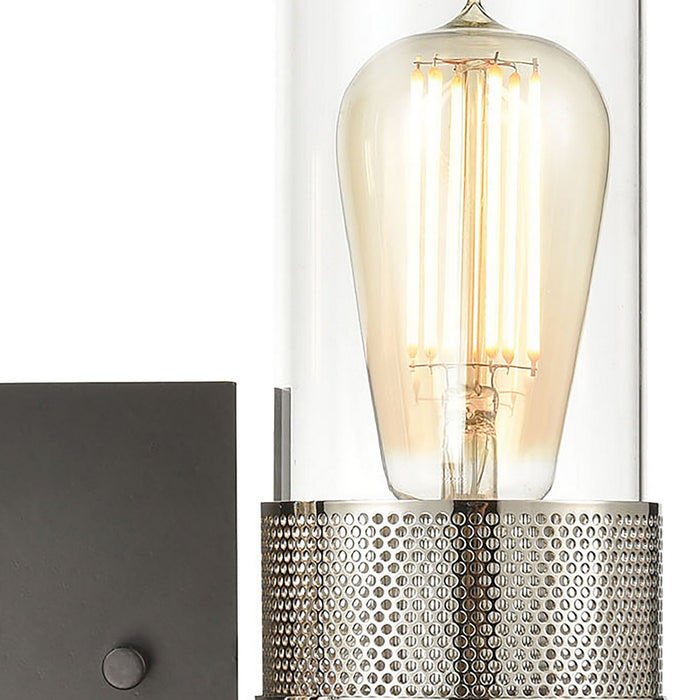 Two Light Vanity Lamp from the Bergenline collection in Polished Nickel finish