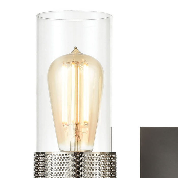 Two Light Vanity Lamp from the Bergenline collection in Polished Nickel finish