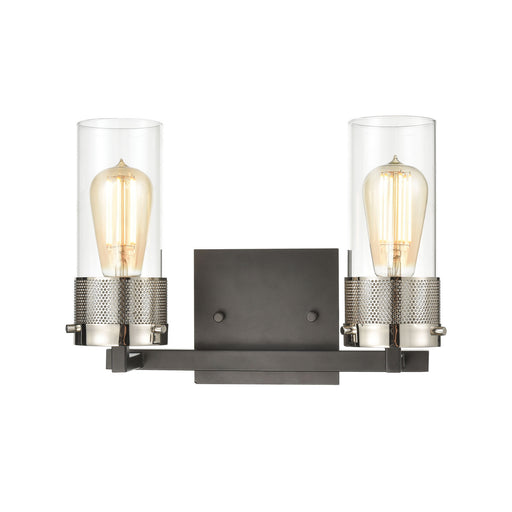 ELK Home - 12141/2 - Two Light Vanity Lamp - Bergenline - Polished Nickel