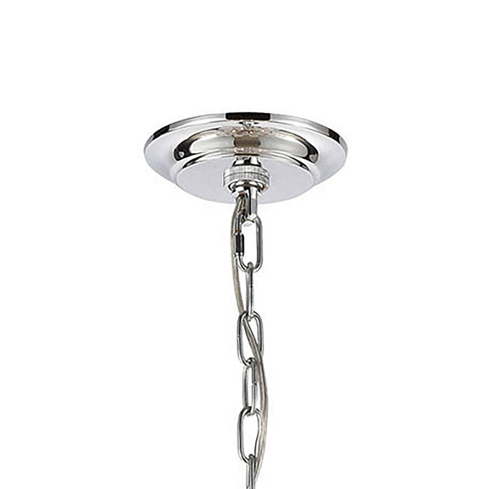Nine Light Chandelier from the Frozen Cascade collection in Polished Chrome finish