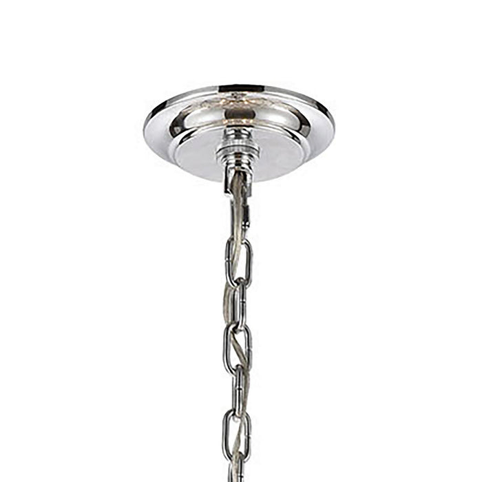 13 Light Chandelier from the Frozen Cascade collection in Polished Chrome finish