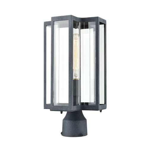 ELK Home - 45168/1 - One Light Outdoor Post Lantern - Bianca - Aged Zinc