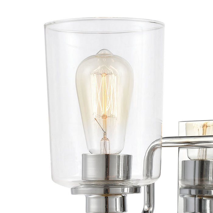Two Light Vanity Lamp from the Robins collection in Polished Chrome finish