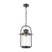 ELK Home - 46672/1 - One Light Outdoor Hanging Lantern - Wexford - Matte Black, Brushed Brass, Brushed Brass