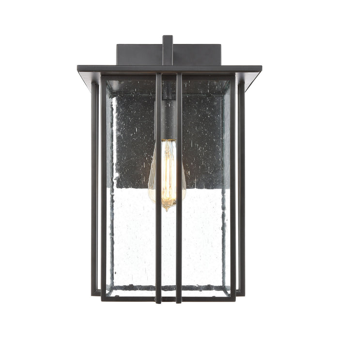 One Light Wall Sconce from the Radnor collection in Matte Black finish