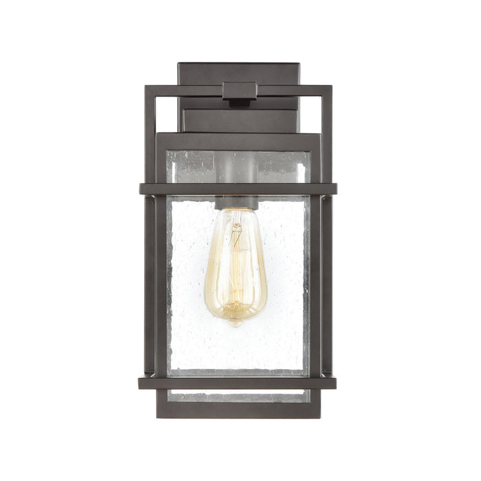 One Light Wall Sconce from the Breckenridge collection in Matte Black finish