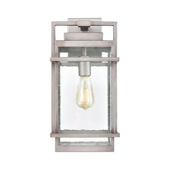 One Light Wall Sconce from the Breckenridge collection in Weathered Zinc finish
