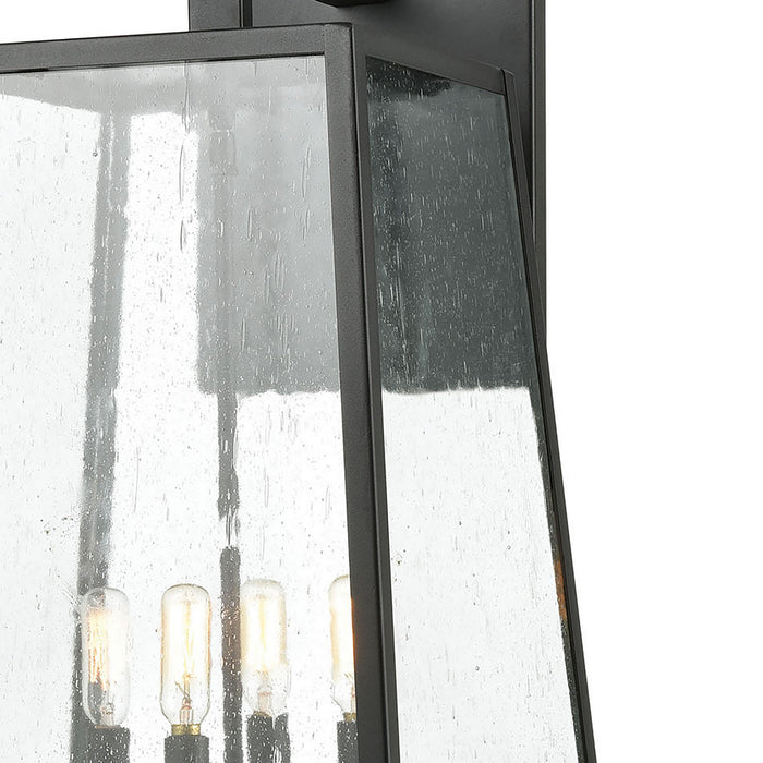 Four Light Wall Sconce from the Meditterano collection in Matte Black finish