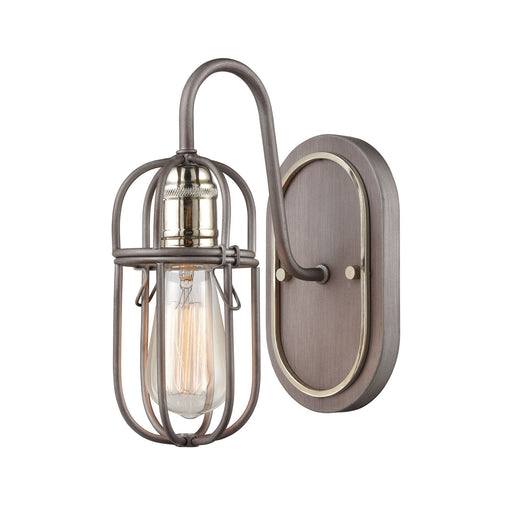 ELK Home - 55061/1 - One Light Vanity Lamp - Industrial Cage - Polished Nickel