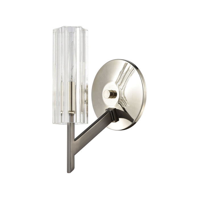 One Light Wall Sconce from the Aspire collection in Polished Nickel finish