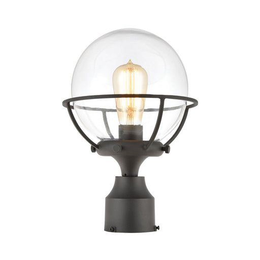 ELK Home - 57293/1 - One Light Outdoor Post Lantern - Girard - Charcoal