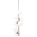 Artcraft - SC13221PN - Seven Light Chandelier - Moonglow - Polished Nickel