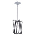 Artcraft - AC11381 - One Light Pendant - Middleton - Matte Black & Polished Chrome
