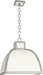 Robert Abbey - 1447 - Three Light Pendant - Ranger - Glossy White Painted w/ Polished Nickel