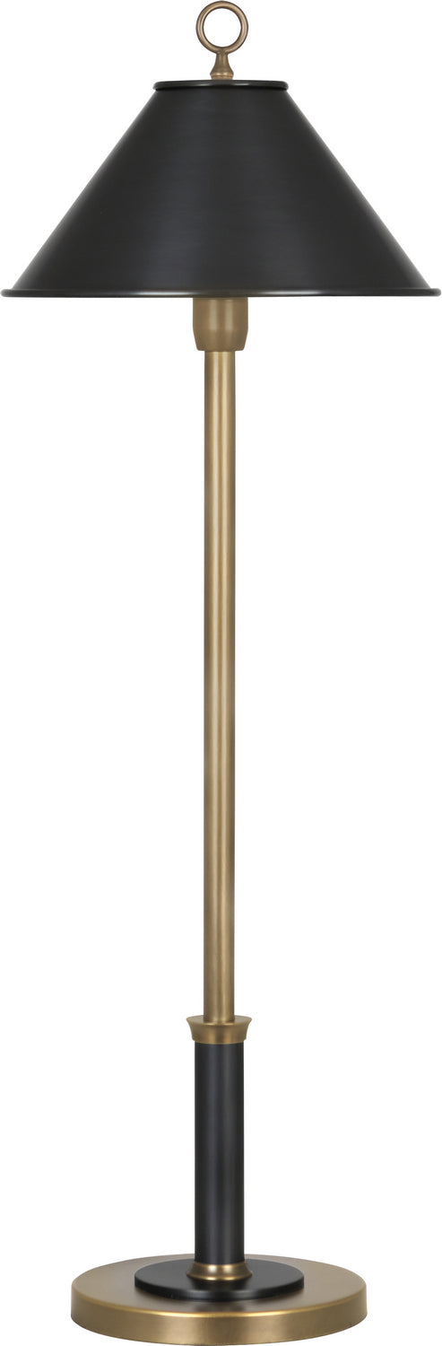 Robert Abbey - 703 - One Light Table Lamp - Aaron - Warm Brass w/ Deep Patina Bronze