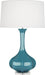 Robert Abbey - OB996 - One Light Table Lamp - Pike - Steel Blue Glazed Ceramic w/ Lucite Base