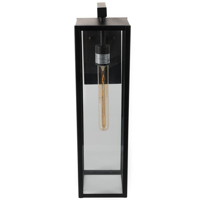 One Light Outdoor Wall Mount from the Capture Outdoor collection in Matte Black finish