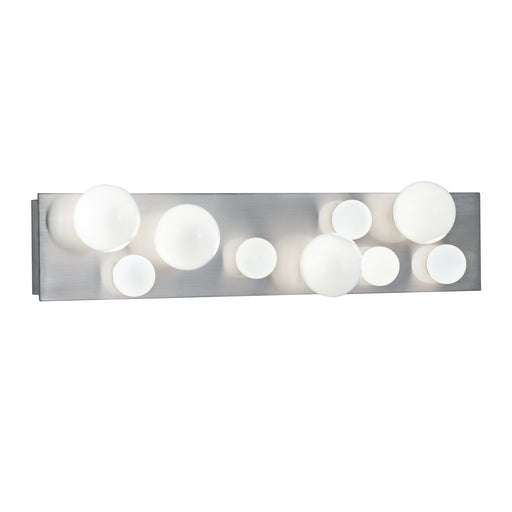 Norwell Lighting - 9745-BN-NG - Nine Light Bath Bar - Hollywood 24`` Bath Bar - Brushed Nickel