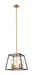 Trans Globe Imports - 10464 ROB - Four Light Pendant - Adams - Rubbed Oil Bronze
