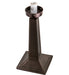 Meyda Tiffany - 18101 - One Light Table Base - Mission - Mahogany Bronze