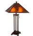 Meyda Tiffany - 218344 - Two Light Table Lamp - Mission - Mahogany Bronze
