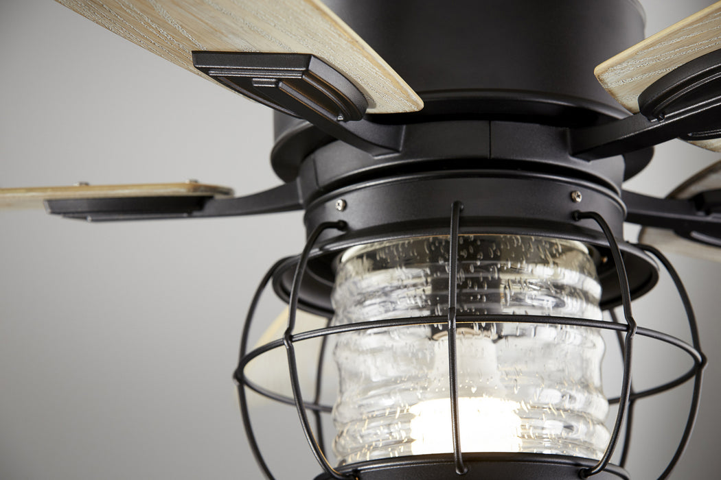 52``Patio Fan from the Galveston collection in Noir finish