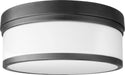 Quorum - 3509-14-69 - Three Light Ceiling Mount - Celeste - Noir