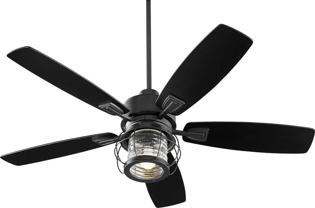 52``Ceiling Fan from the Galveston collection in Noir finish