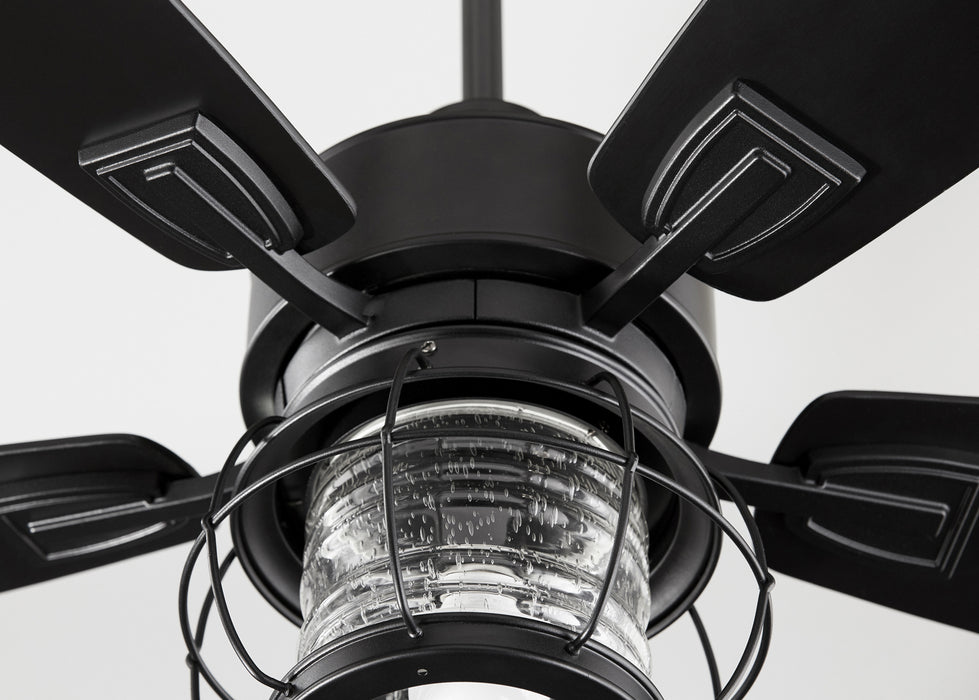 52``Ceiling Fan from the Galveston collection in Noir finish