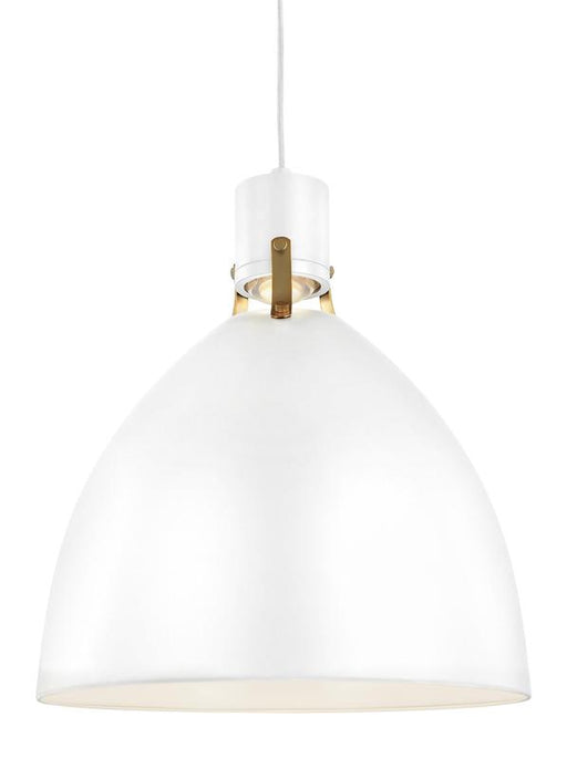 Generation Lighting - P1443FWH-L1 - LED Pendant - Brynne - Flat White