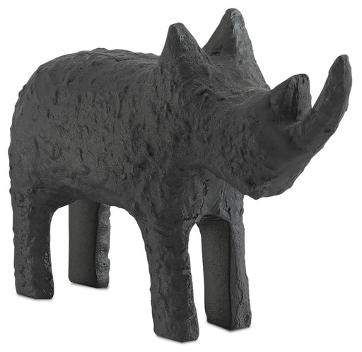 Currey and Company - 1200-0064 - Rhino - Textured Matte Black