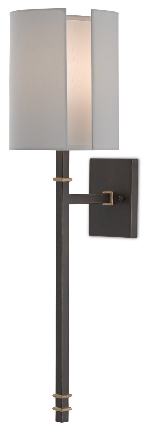 Currey and Company - 5000-0119 - One Light Wall Sconce - Hand Rubbed Bronze/Contemporary Gold Leaf